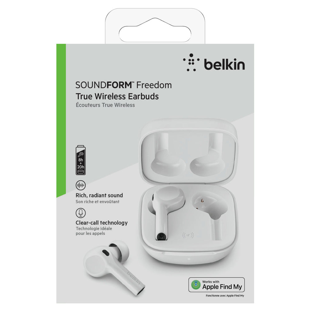 BELKIN SoundForm Pro True Wireless Earbuds - White