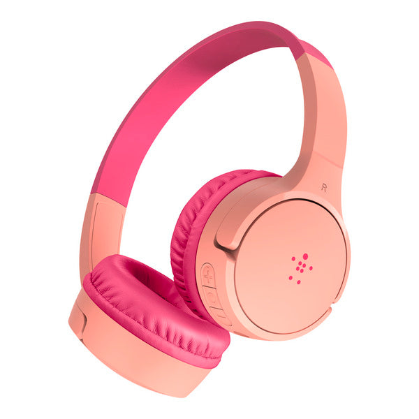 BELKIN SoundForm Mini Kids On-Ear Wireless Headphones - Pink