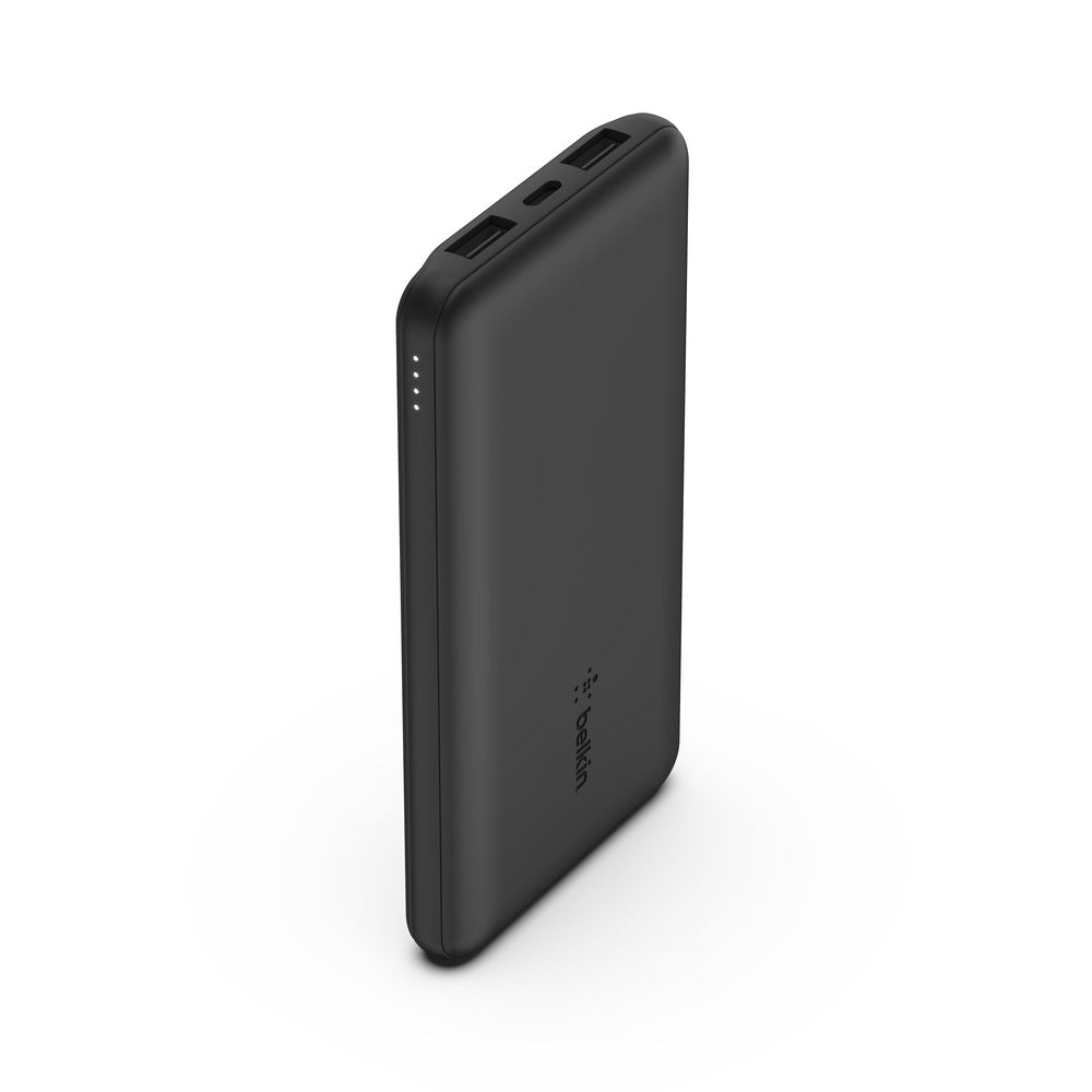 BELKIN BoostCharge Power Bank 10K mAh 15W Quick Charge 2x USB-C, 2x USB-A Ports - Black