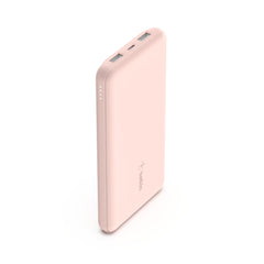 BELKIN BoostCharge Power Bank 10K mAh 15W Quick Charge 2x USB-C, 2x USB-A Ports - Rose Gold