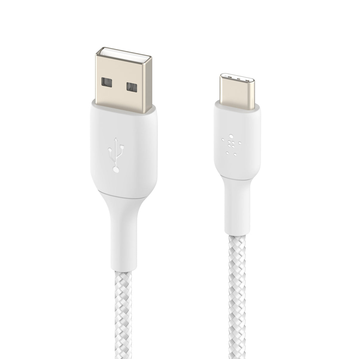 BELKIN Boost Charge USB-C to USB-A Braided Cable 1Meter - White