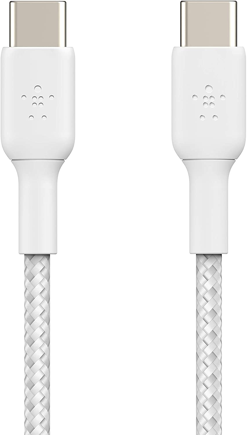 Belkin - Boost Charge Usb-C To Usb-C Braided Cable 2Meter - White
