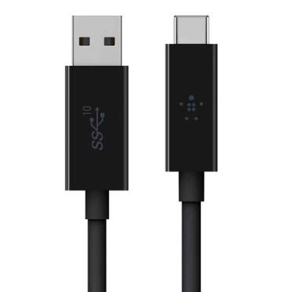 BELKIN 3.1 USB-C to USB-A Cable - 10GBPS 3 AMP - 1M - Black