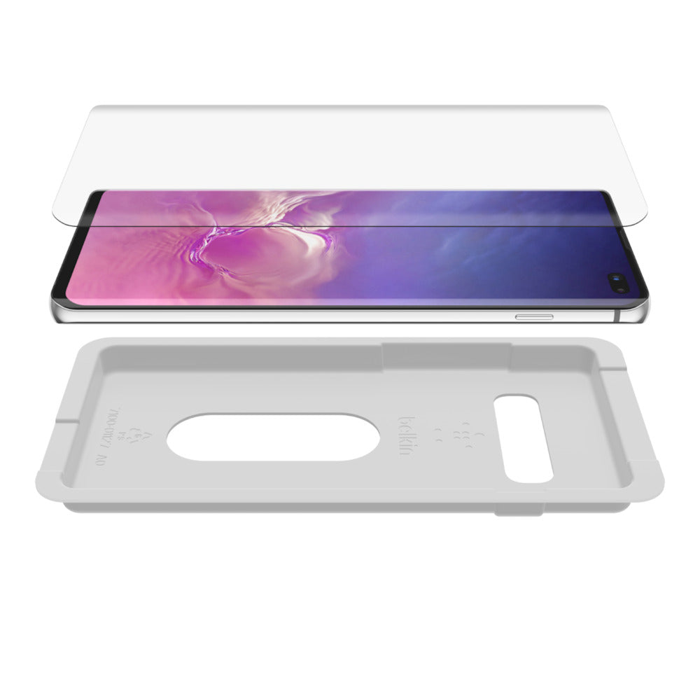 BELKIN SCREENFORCE InvisiGlass Curve Screen Protection for Samsung Galaxy S10 Plus
