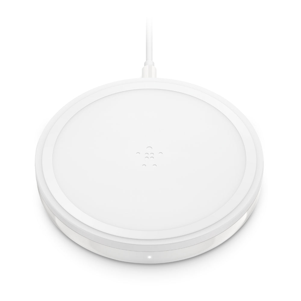 BELKIN Boost Up Wireless Charging Pad 10W Fast Wireless Charger - White