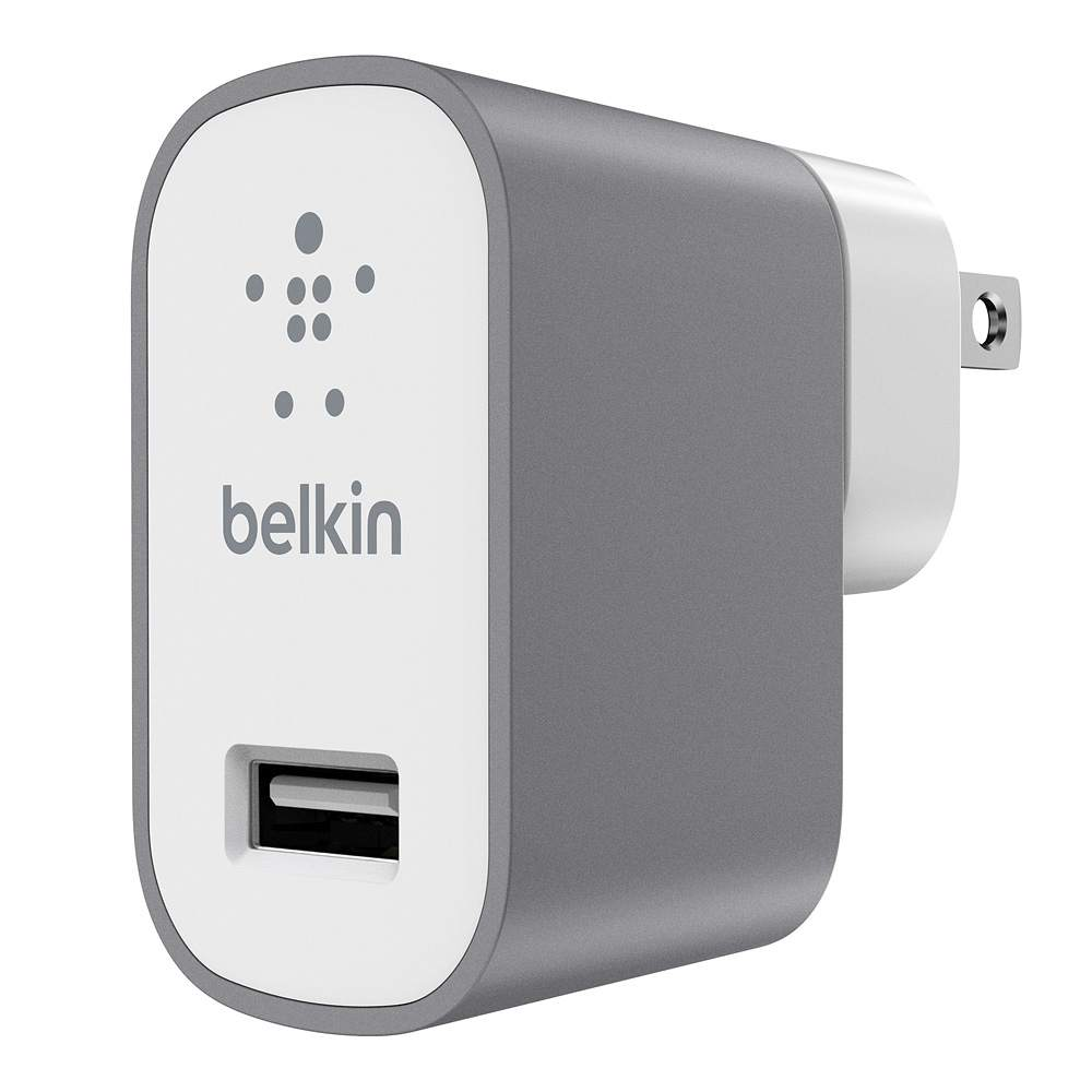 Belkin Mixit Metallic Home Charger - Gray