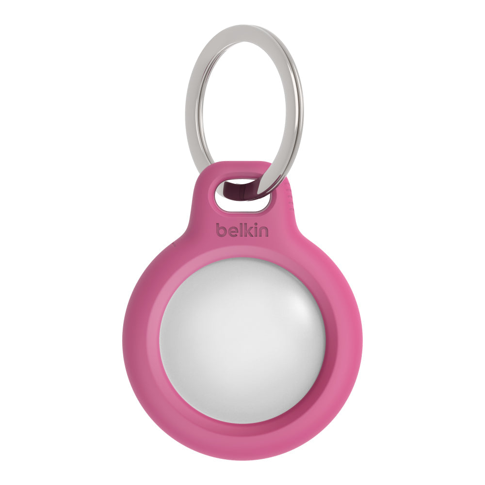 [OPEN BOX] BELKIN AirTag Secure Holder with Keyring - Pink