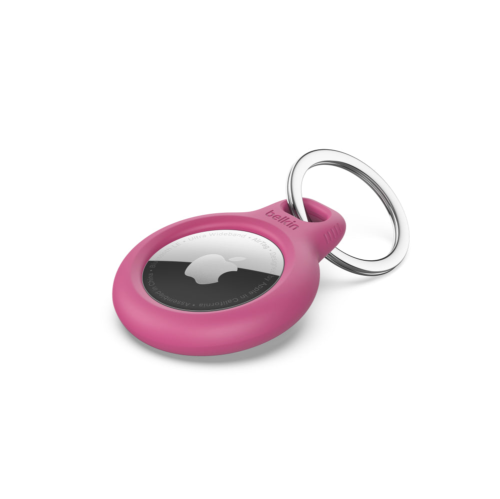 [OPEN BOX] BELKIN AirTag Secure Holder with Keyring - Pink