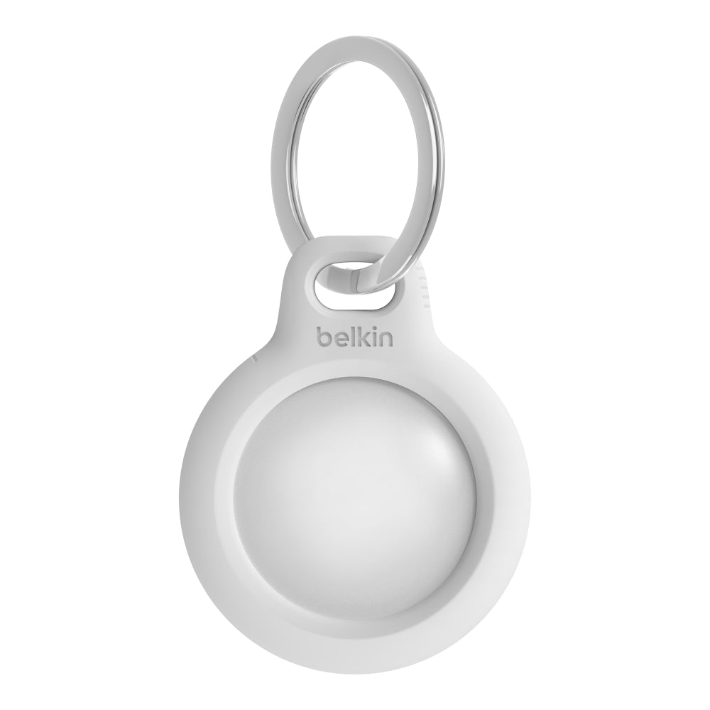 [OPEN BOX] BELKIN AirTag Secure Holder with Keyring - White