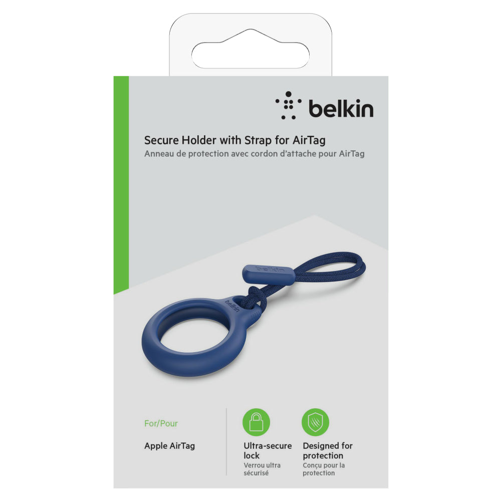[OPEN BOX] BELKIN AirTag Secure Holder with Strap - Blue