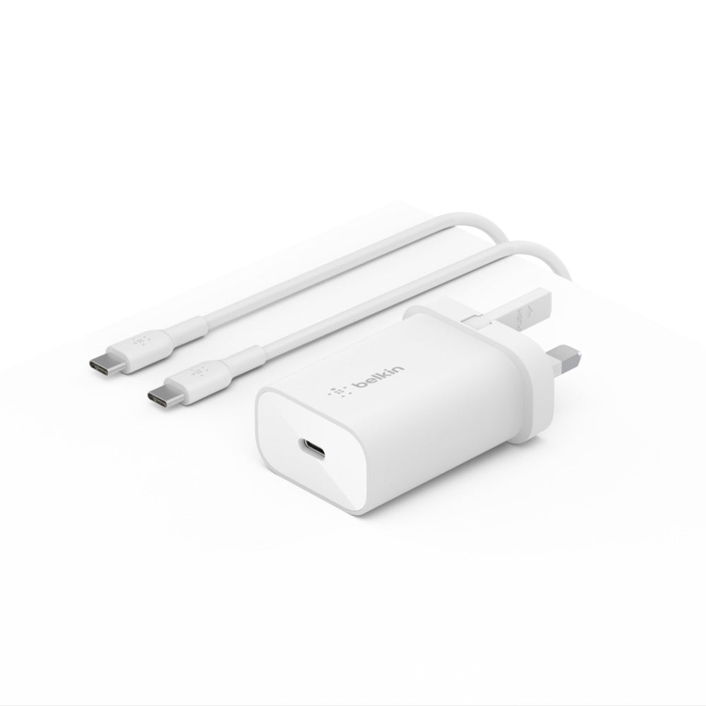 [OPEN BOX] BELKIN BoostCharge 25W Wall Charger with PPS USB-C - White