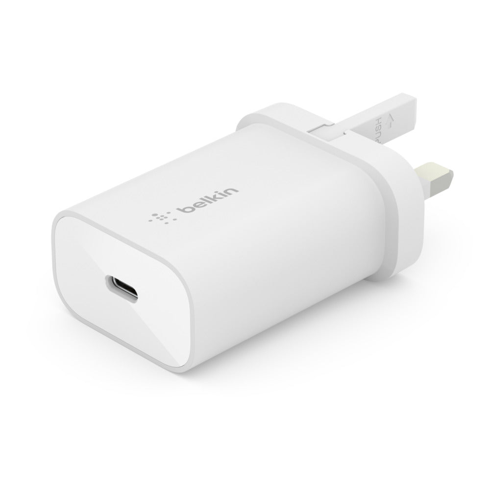 BELKIN BoostCharge 25W Wall Charger with PPS USB-C - White