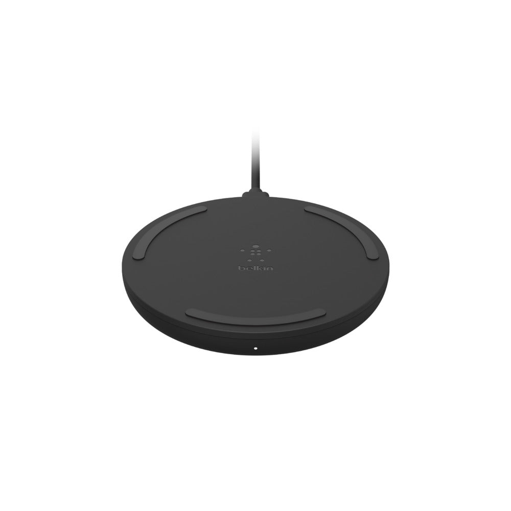 BELKIN Boost Up 10W Wireless Charging Pad + QC 3.0 Wall Charger + Cable - Black