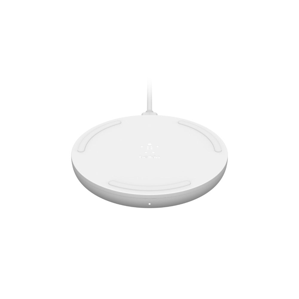 [OPEN BOX] BELKIN Boost Up 10W Wireless Charging Pad + QC 3.0 Wall Charger + Cable - White