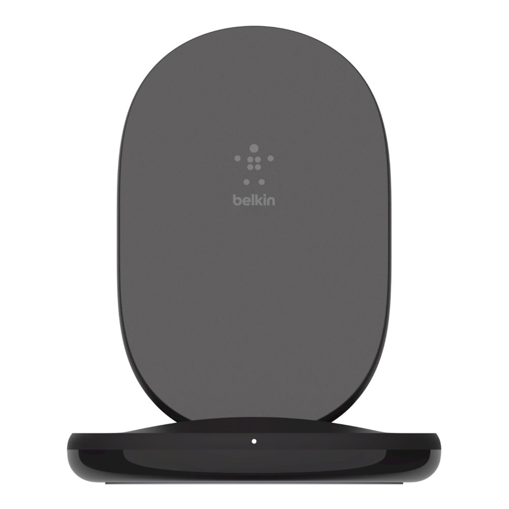 BELKIN BoostCharge Wireless Charging Stand 15W (Qi Fast Wireless Charger for iPhone, Samsung, Pixel, more) - Black