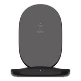 [مفتوح العلبة] قاعدة شحن لاسلكي بيلكين بوست تشارج 15 واط (شاحن لاسلكي سريع بتقنية Qi لأجهزة آيفون، سامسونج، بيكسل، وغيرها) - أسود 