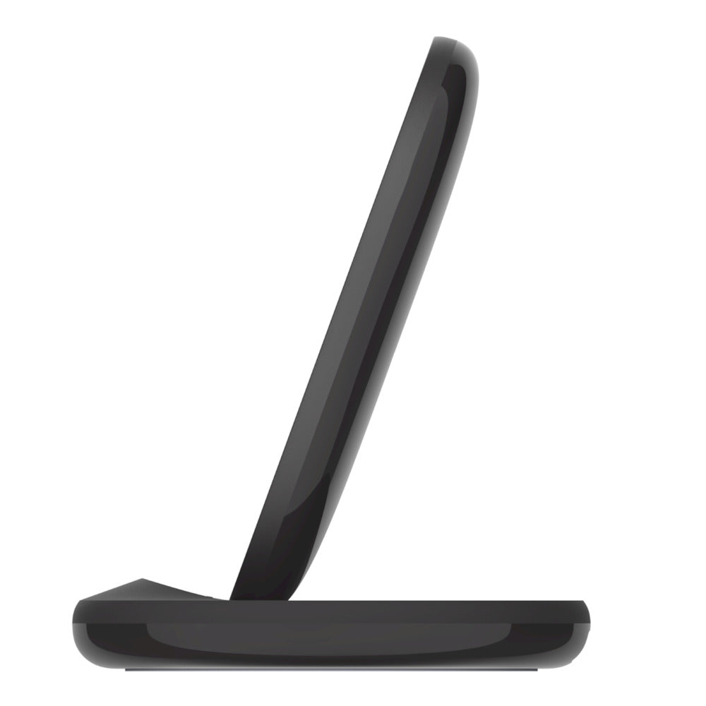 BELKIN BoostCharge Wireless Charging Stand 15W (Qi Fast Wireless Charger for iPhone, Samsung, Pixel, more) - Black