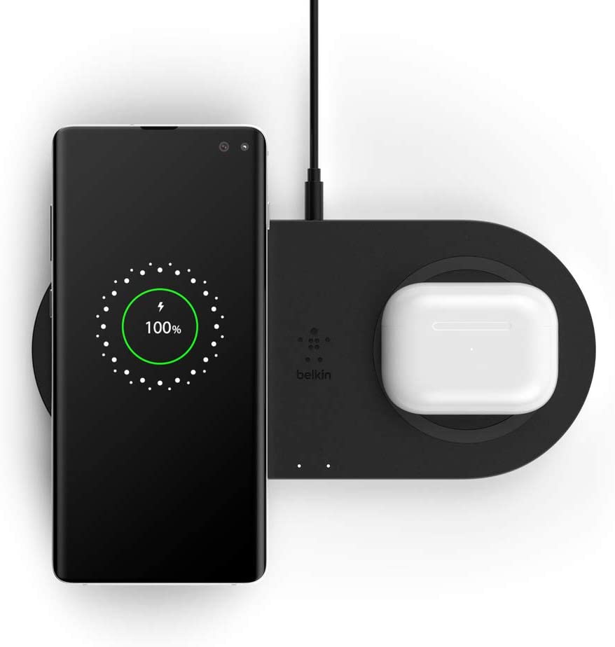 [OPEN BOX] BELKIN 2x 10W Boost Up Dual Wireless Charging Pad with PSU - Black