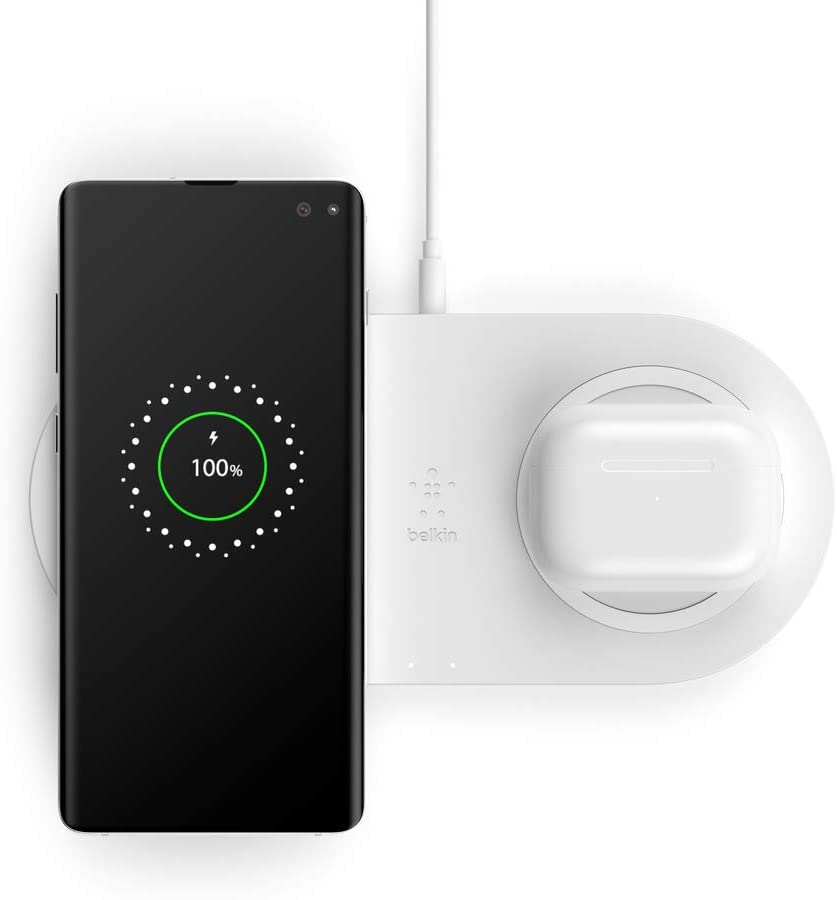 [OPEN BOX] BELKIN 2x 10W Boost Up Dual Wireless Charging Pad with PSU - White