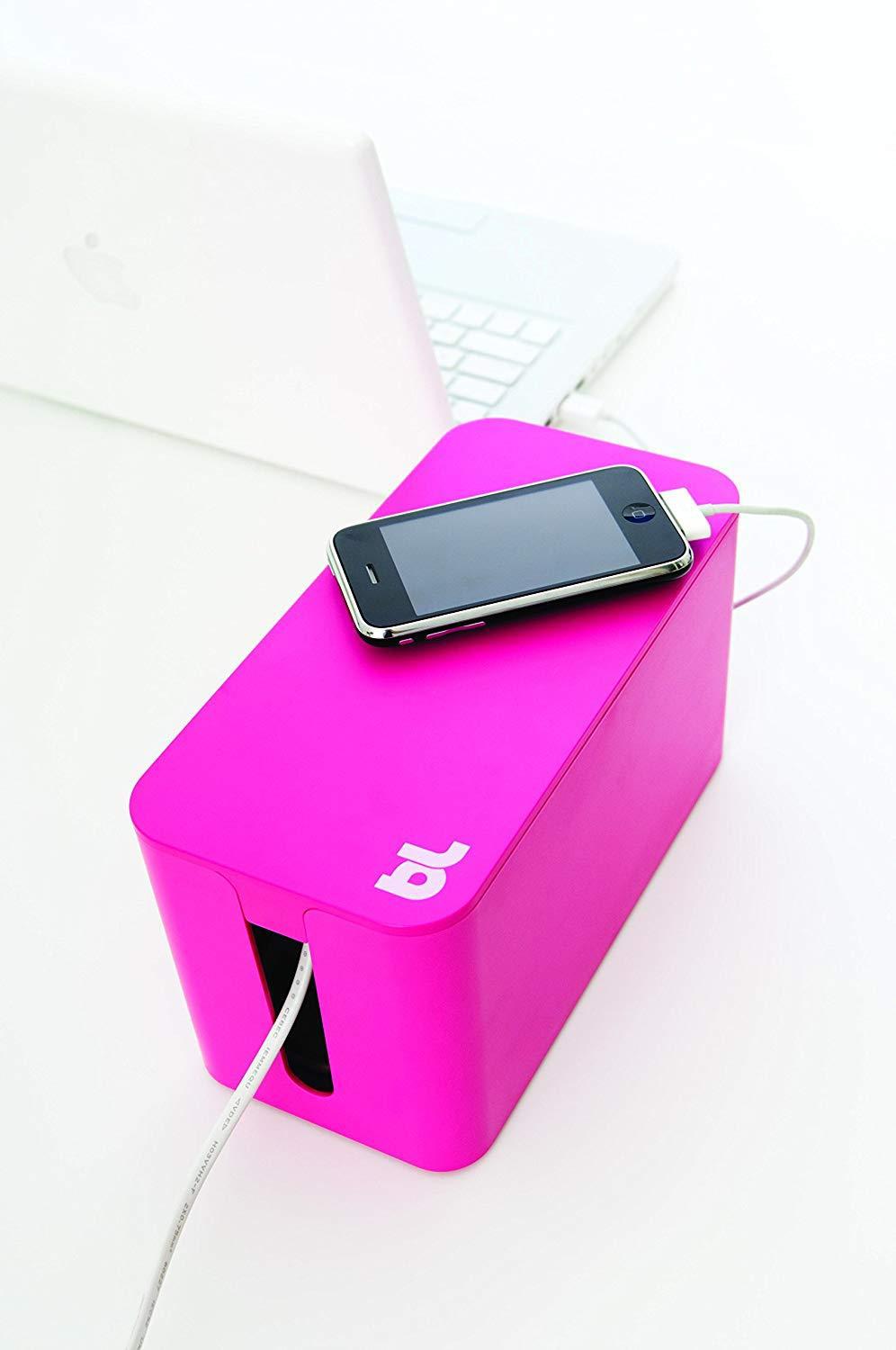[OPEN BOX] BLUELOUNGE CableBox Mini - Pink