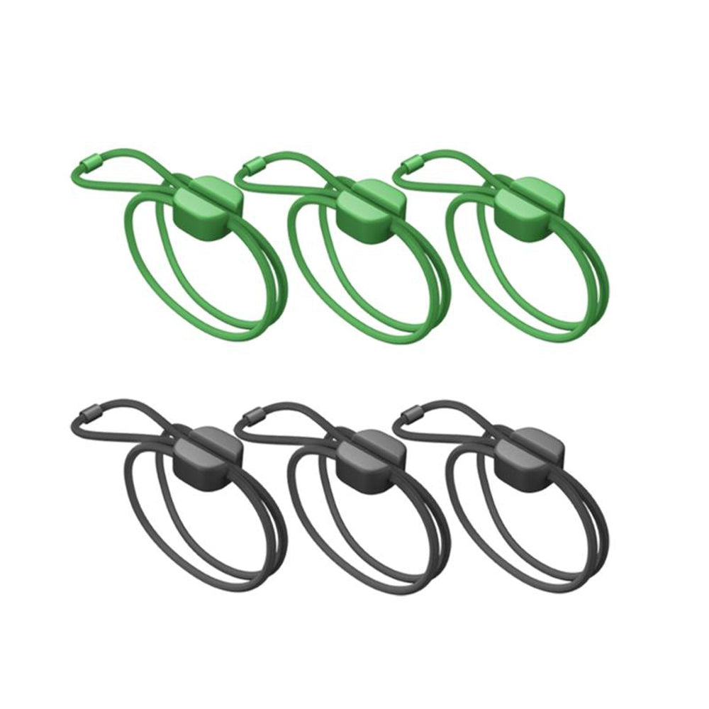 BLUELOUNGE Pixi Multi-Purpose Ties Medium Green & Black