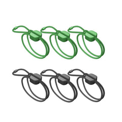 BLUELOUNGE Pixi Multi-Purpose Ties Medium Green & Black