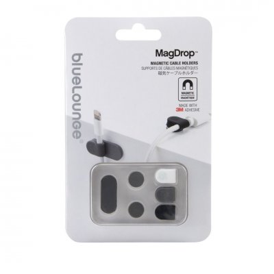 MagDrop Magnetic Cable Tie - Large - Grey/White