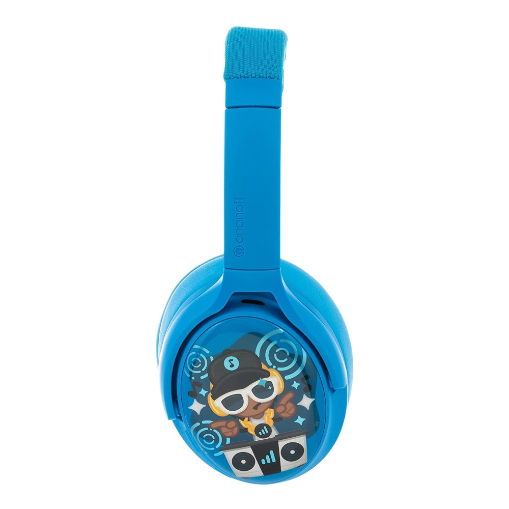 BUDDYPHONES Cosmos Plus Active Noise Cancellation Bluetooth Headphones - Cool Blue