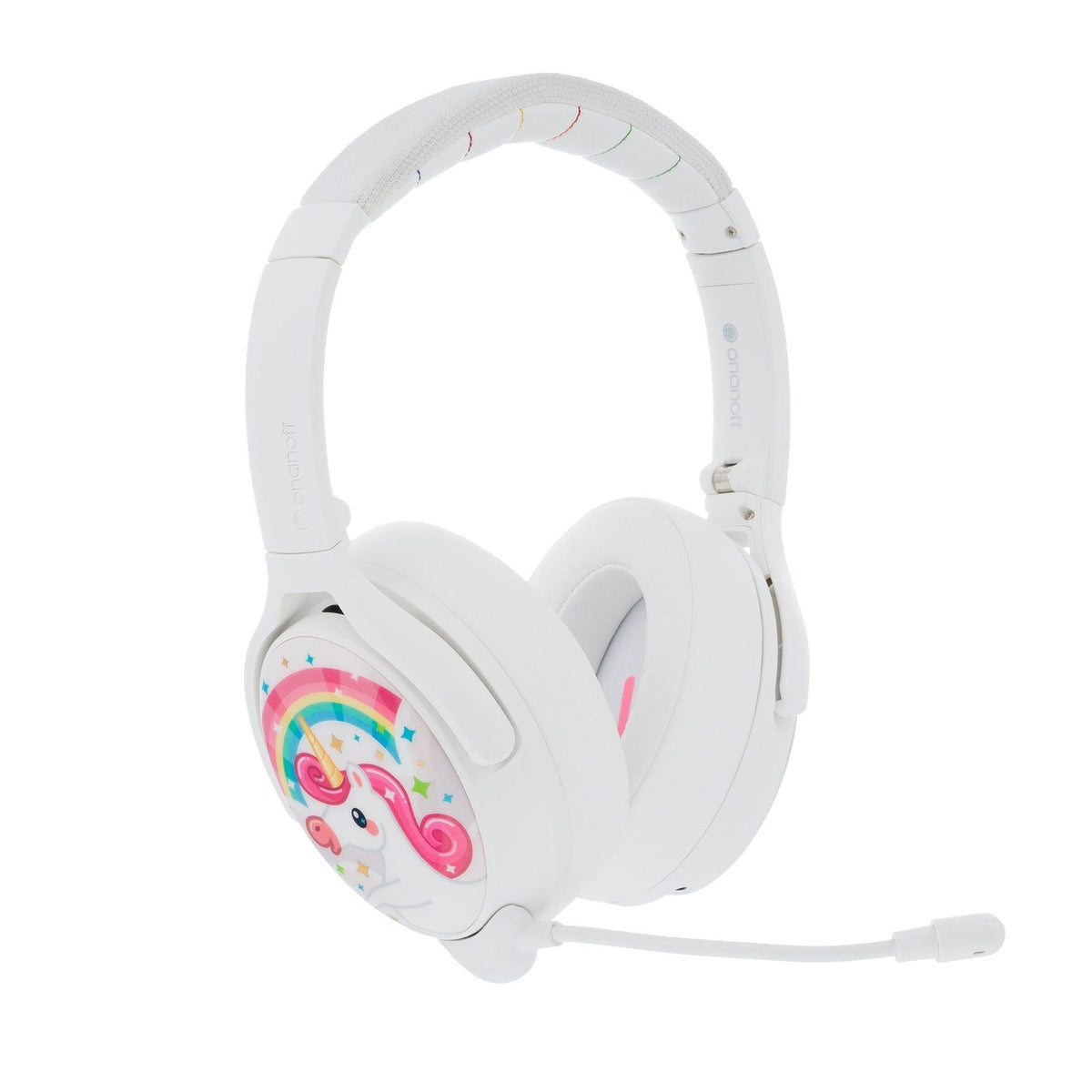 [OPEN BOX] BUDDYPHONES Cosmos Plus Active Noise Cancellation Bluetooth Headphones - Snow White