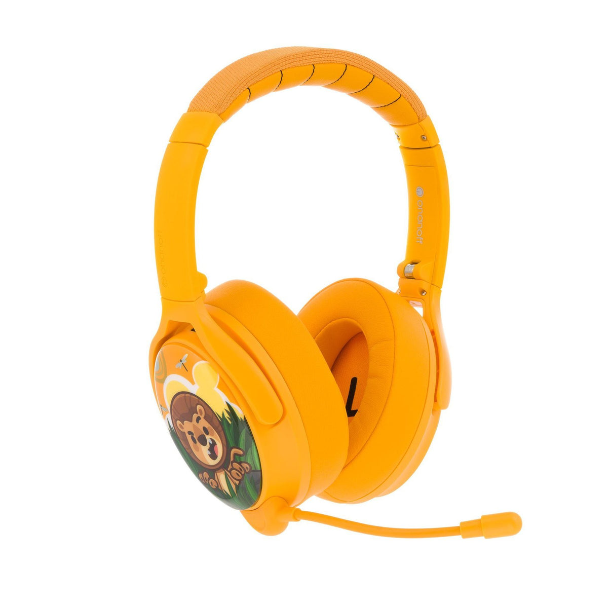 BUDDYPHONES Cosmos Plus Active Noise Cancellation Bluetooth Headphones - Sun Yellow