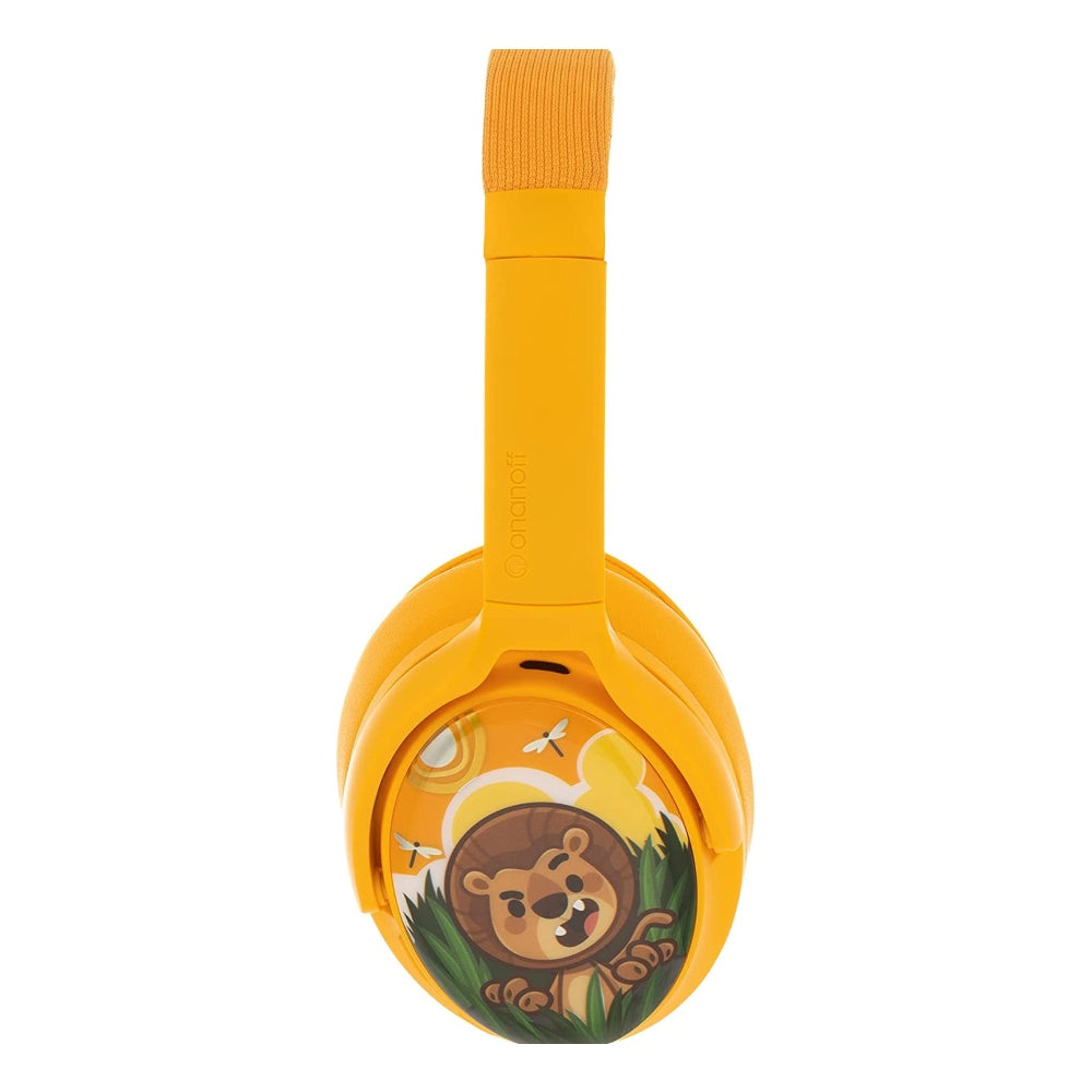 BUDDYPHONES Cosmos Plus Active Noise Cancellation Bluetooth Headphones - Sun Yellow
