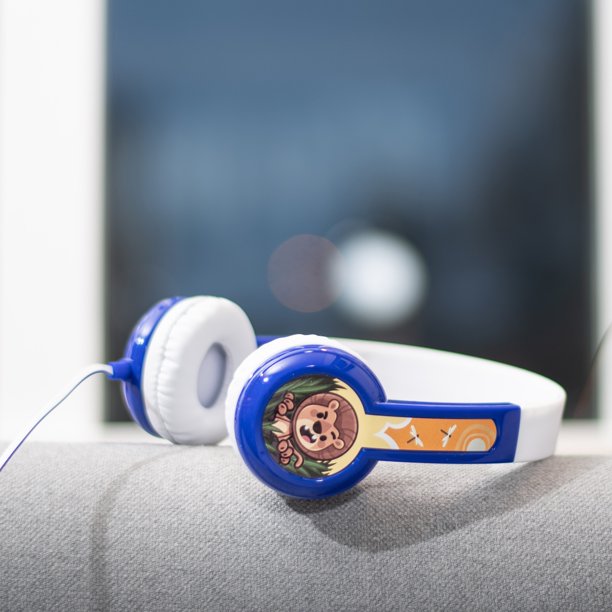 BUDDYPHONES Discover Non-Foldable Headphones - Blue