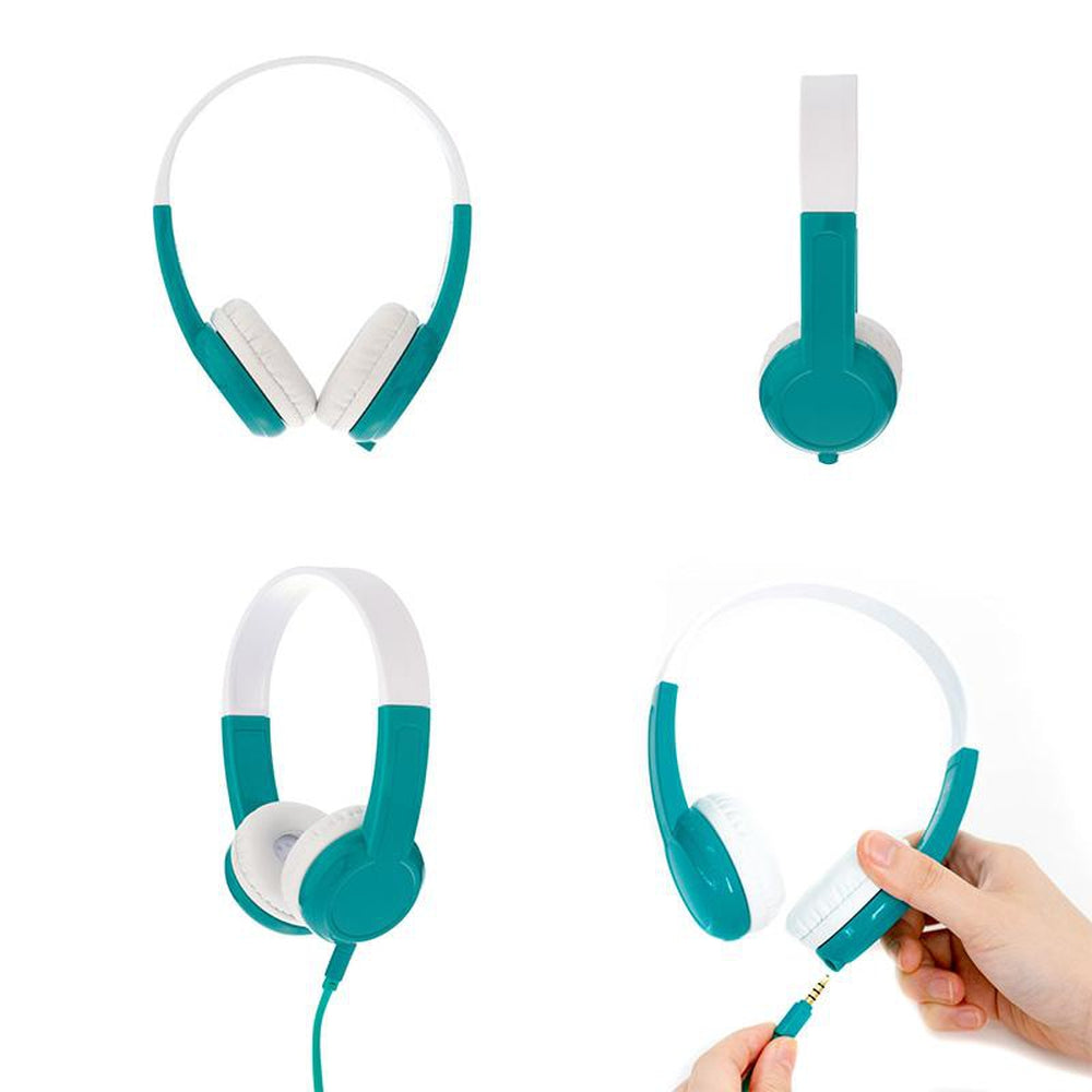 [OPEN BOX] BUDDYPHONES Explore Non-Foldable Headphones with Mic Green