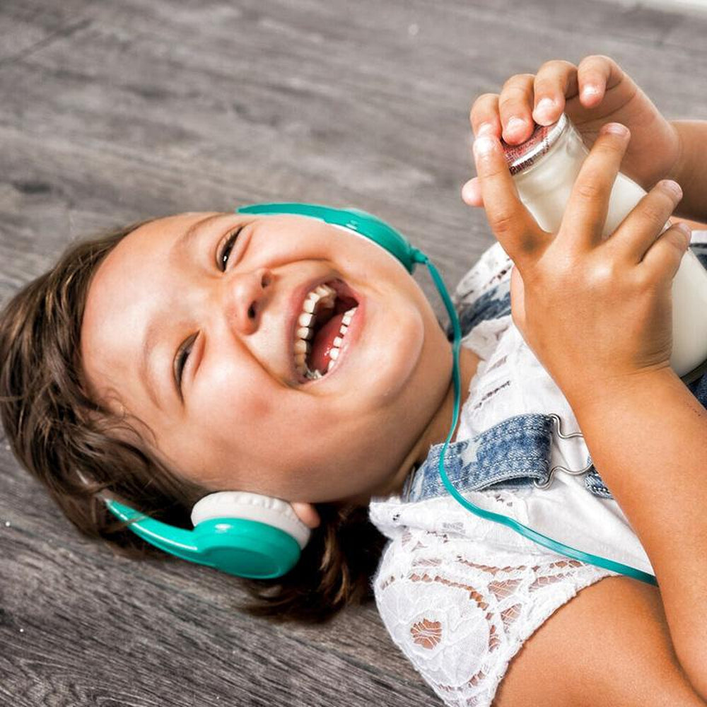 [OPEN BOX] BUDDYPHONES Explore Non-Foldable Headphones with Mic Green