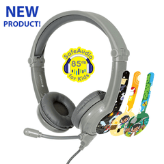 BUDDYPHONES Galaxy Gaming Headphones - Grey