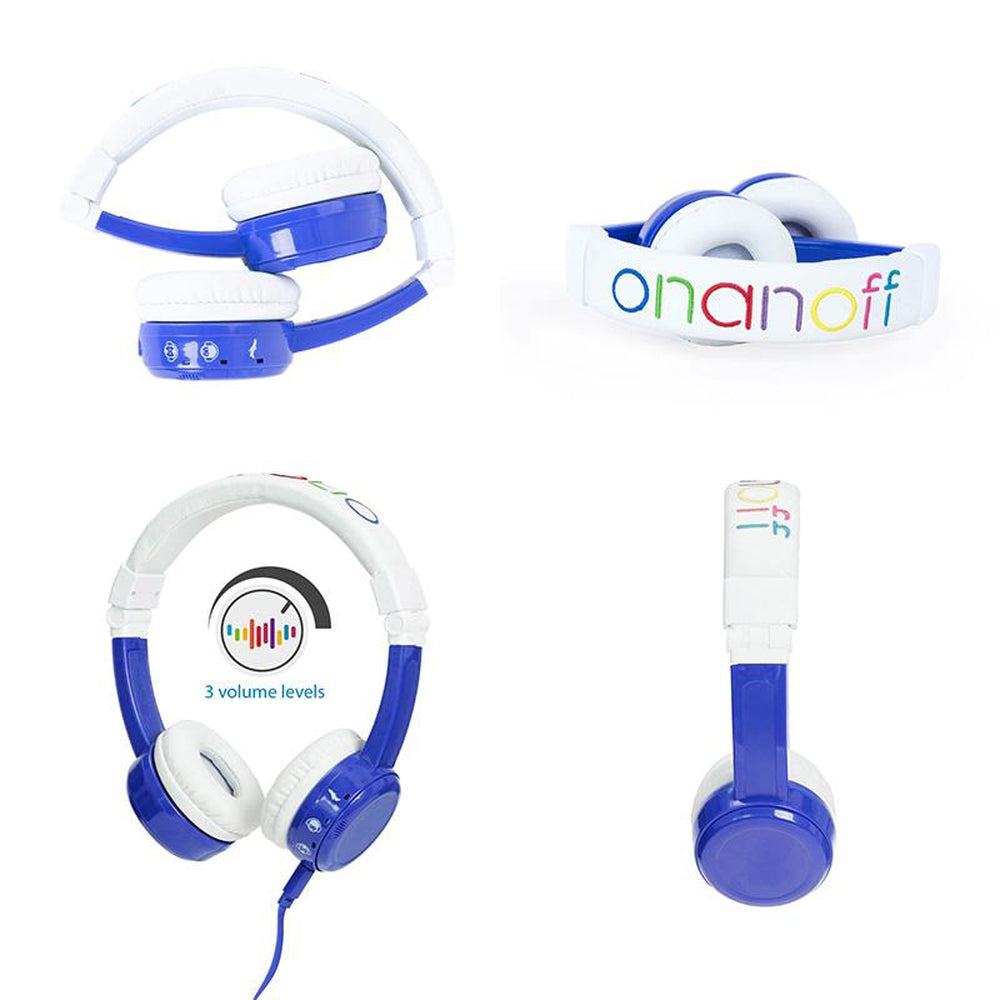 [OPEN BOX] BUDDYPHONES InFlight Headphones Blue