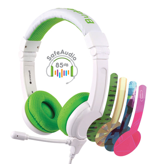 [OPEN BOX] BUDDYPHONES School Plus Headphones - Green