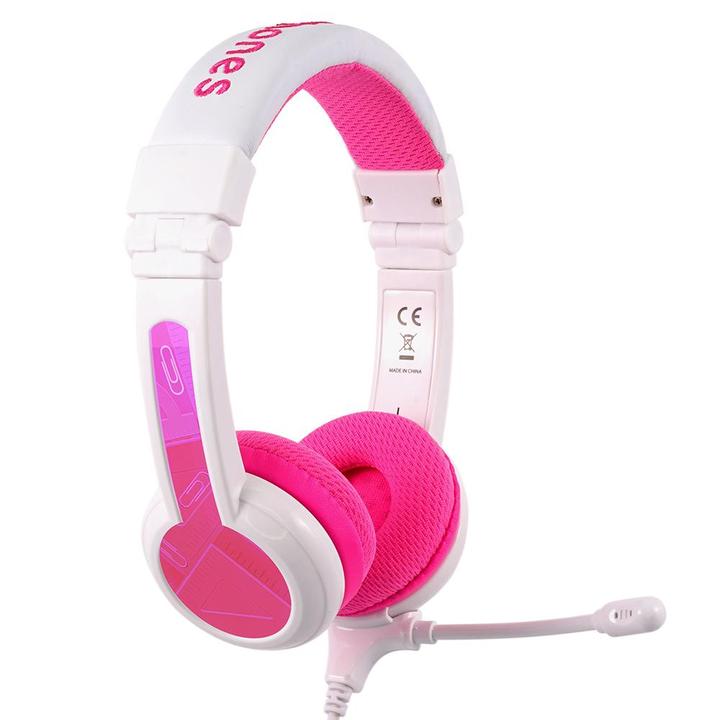BUDDYPHONES School Plus Headphones - Pink