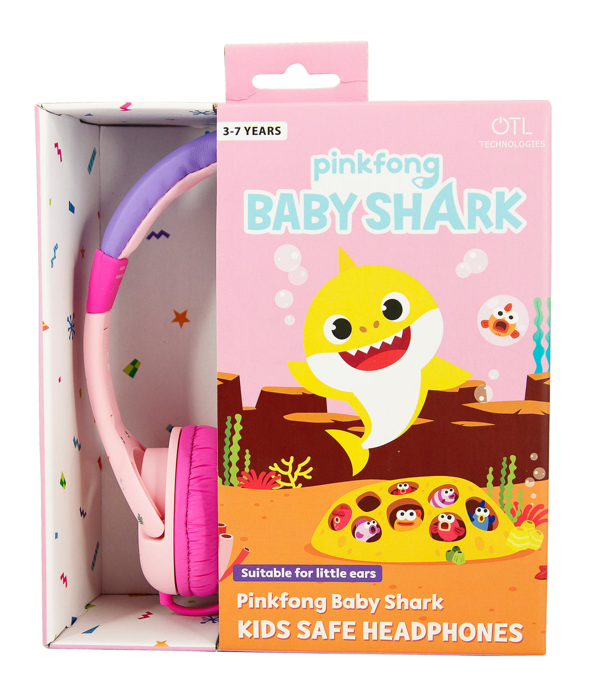 [OPEN BOX] OTL On-Ear Junior Headphone - Baby Shark Pink