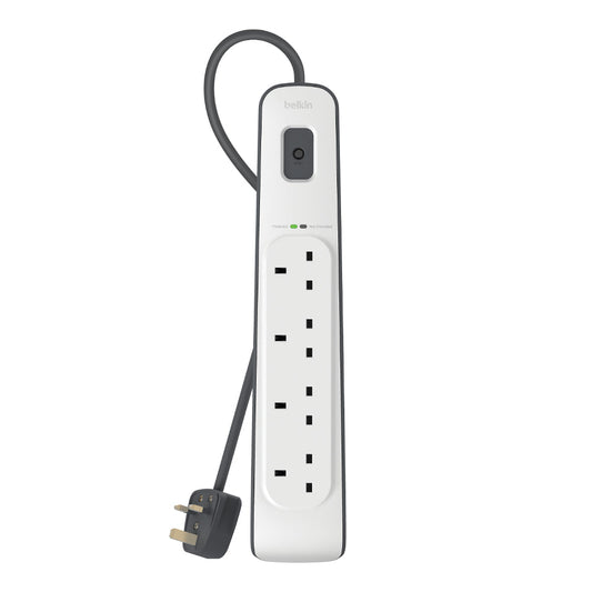 [OPEN BOX] BELKIN Surge Protector - 4 outputs - 2M - White