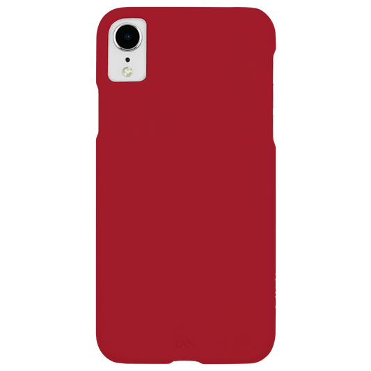 جراب CASE-MATE Barly There Leather لهاتف iPhone XR Cardinal