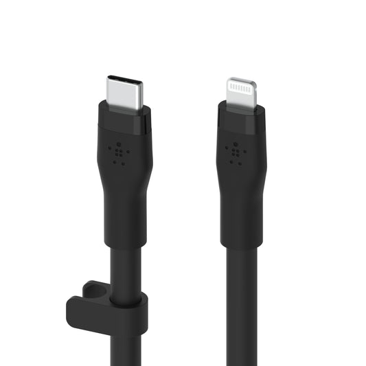 كابل بيلكين بوست تشارج فليكس USB-C إلى لايتنينج - 3 أمتار - أسود