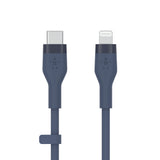 Belkin Boost?Charge Flex Usb-C To Lightning Cable 1 Meter - Mfi Certified, 25X More Heavy Duty, Includes Cable Clip, For Apple Iphone 13/12/11 Pro/Pro Max/Mini/X/8/8 Plus/Ipad/Airpods - Blue