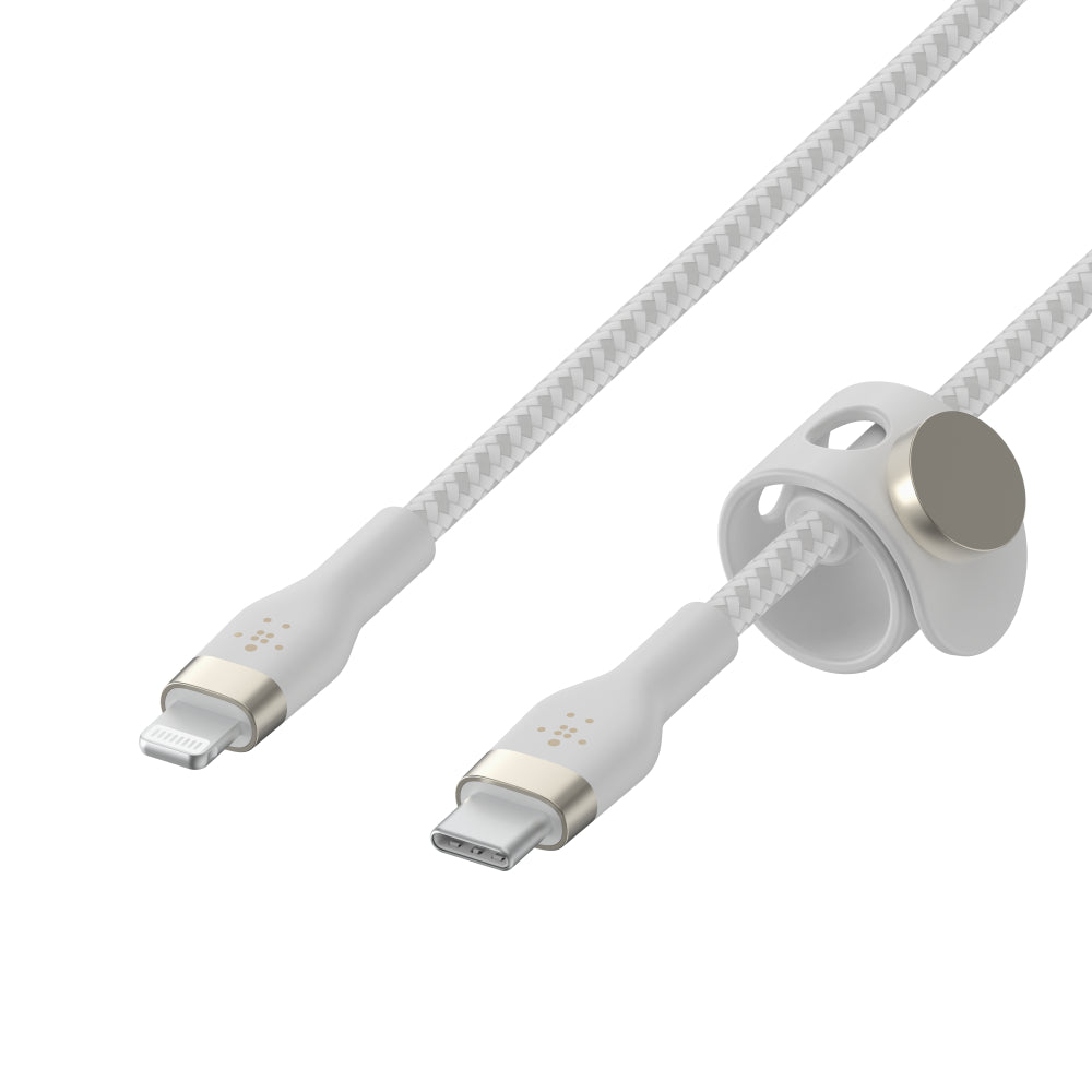 [OPEN BOX] BELKIN BoostCharge Pro Flex USB-C to Lightning Cable - 3 Meters - White