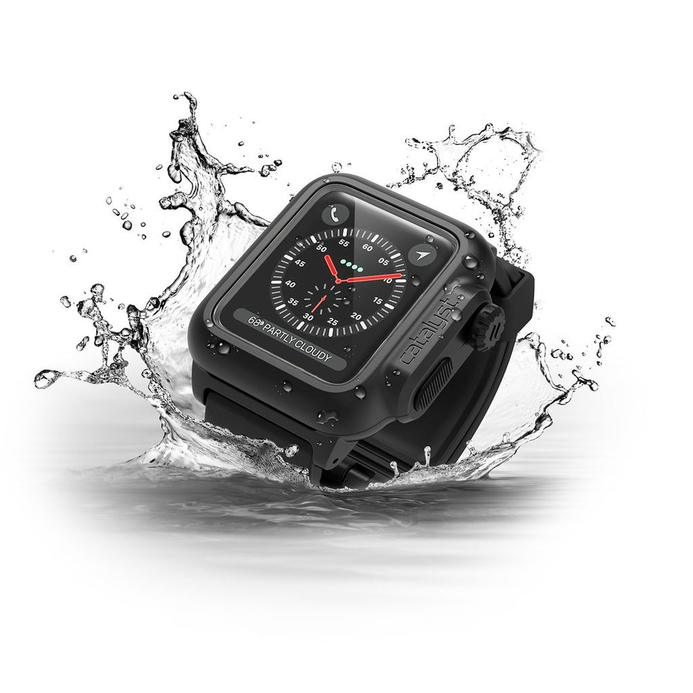 CATALYST 42MM Series 3 Waterproof Case For Apple Watch  Stealth Black  (Apple Watch sold separately)