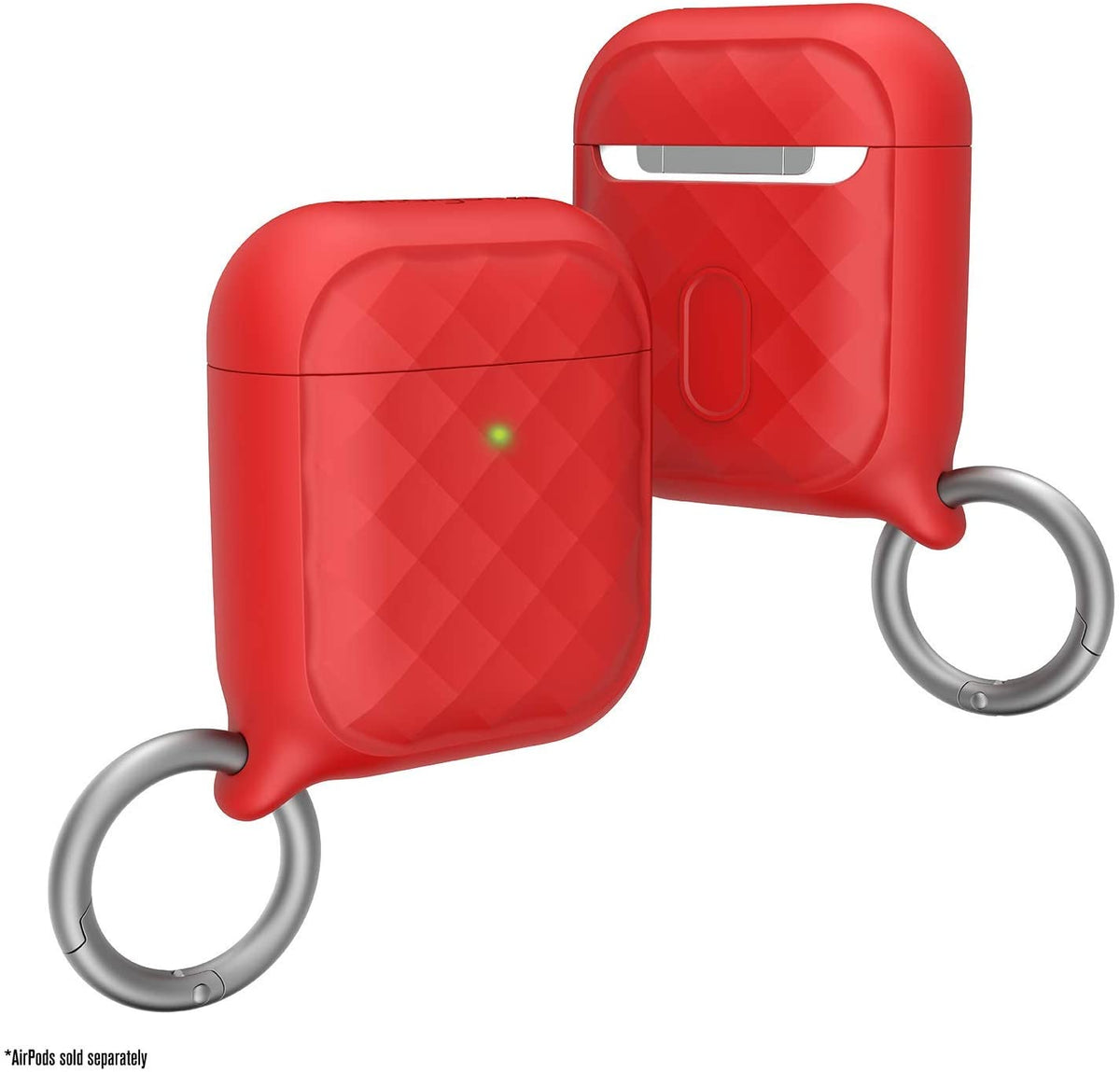 CATALYST Ring Clip Case for AirPods 1 &amp; 2 - Flame Red