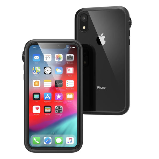جراب كاتاليست للحماية من الصدمات لهاتف آيفون XR - أسود خفي