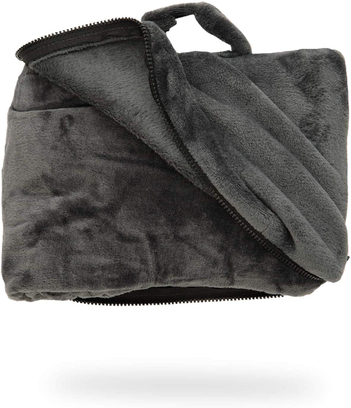 CABEAU Fold &#39;n Go Blanket - Charcoal Black