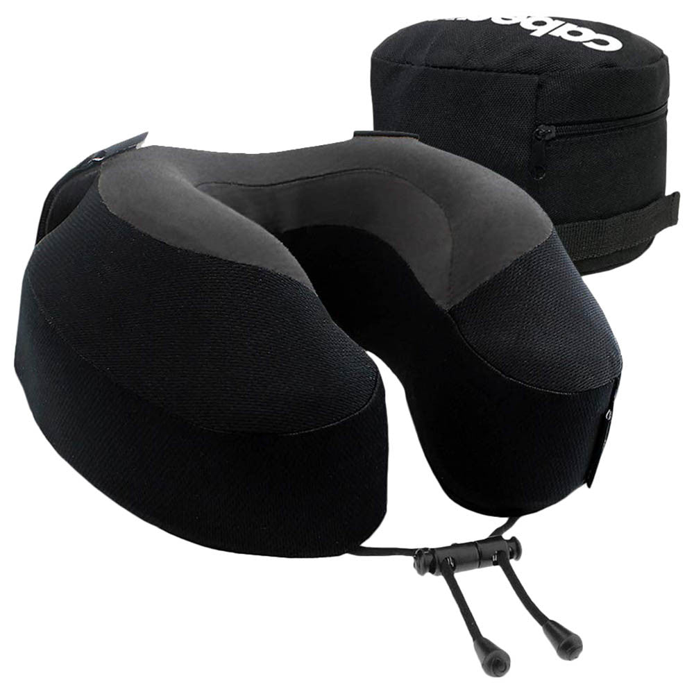 CABEAU Memory Foam Evolution S3 Travel Pillow - Jet Black