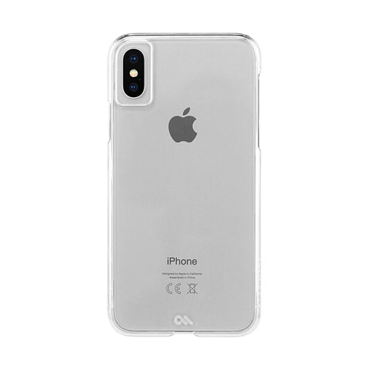 غطاء حماية شفاف من كيس ميت لهاتف آيفون XS/X